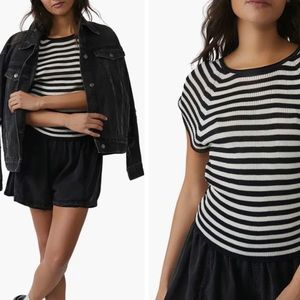 Free People Slinky Baby Tee